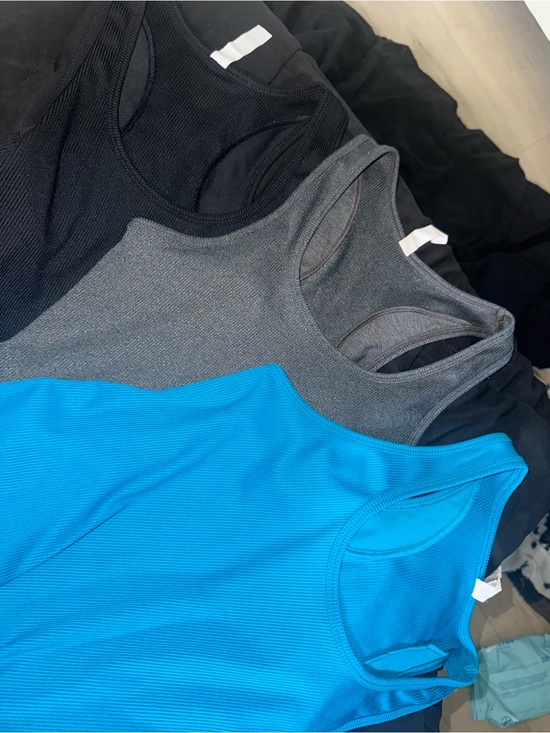 Under Armour Tops - UNDER ARMOUR women’s tank top bundle size large: blue grey and black BRAND NEW